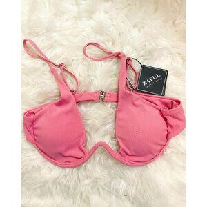 ZAFUL Monowire Bikini Top Women’s SZ US Small 4 Pink Swim Beach